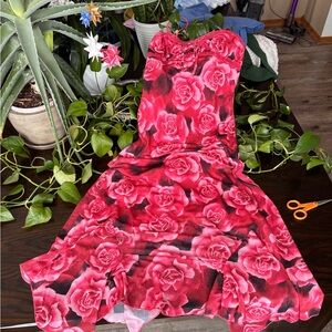 Fashion Nova Bold Red Dress